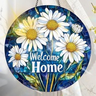 Suncatcher Acrílico Colorido - Decoração de Janela com Design de Vitral | Apanhador de Sol e Arte de Parede para Ambientes Internos - imagem 2