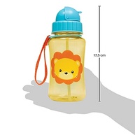 Garrafa Infantil Buba Animal Fun Leão Colorido - 350ml com Canudo Retrátil e Proteção Antivazamento - imagem 4