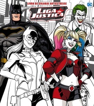 Livro de Colorir Antiestresse Liga da Justiça: Liberte o Herói em Você! - imagem 1