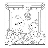 Livro de Colorir Adulto SUPER FOFOS: CUTE & COMFY - Relaxamento e Criatividade - imagem 3