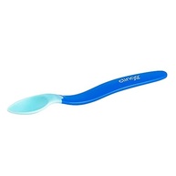 Colher Silicone Ergonômica Azul para Bebês - Clingo Termo Colors - imagem 5