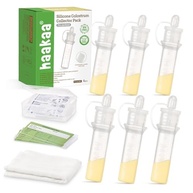 Haakaa Coletor de Colostro 4ml - 6 Peças + Estojo | Silicone Seguro 100% para Bebês - imagem 2