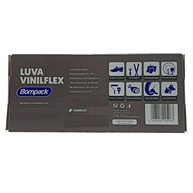 Luva Vinilflex Bompack Preta Tamanho P - Caixa com 100 Unidades | Proteção e Conforto para Uso Profissional e Doméstico - imagem 4