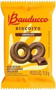 Biscoito Amanteigado Chocolate Bauducco Caixa com 100 Sachês - imagem 1