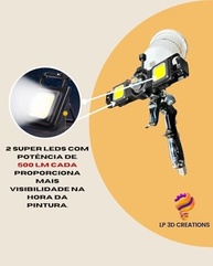 Luz LED Recarregável 3D Creations Flash-Power: Ilumine Sua Pintura com 1000 Lumens! - imagem 5