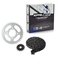 Kit Relação Riffel Kawasaki Ninja 250R (88-07) Aço 1045 com Retentor O-ring - TOP - imagem 2