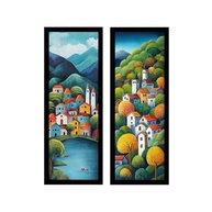 com-18x45-2-e-a-quadros-estilo-decore-qualidade-kit-village-preto-a