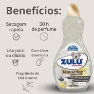 Limpador Perfumado 1L Cha Branco - Limpeza com Fragrância Sofisticada - imagem 3