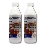 Kit com 2 Ceras Resistente Brilhante W&W 1L - Proteção Duradoura para Pisos de Madeira - imagem 2