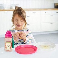 Kit com 2 Pratos Zoo Lhama Skip Hop - Design Divertido e Funcional para Refeições Infantil - imagem 3