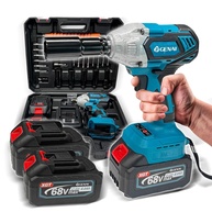 Chave de Impacto Portátil 68V: Parafusadeira e Furadeira Completa com 2 Baterias - imagem 1