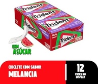Chiclete Trident Melancia Sem Açúcar - Caixa com 12 unid. de 25,2g - imagem 2
