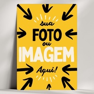 Quadro Personalizado com Sua Foto - Arte Personalizada 28x20cm com Fita Adesiva - imagem 1