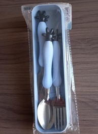 Conjunto de Talheres em Aço Inox 3 Peças com Estojo - Ideal para Viagem, Marmita e Piquenique - imagem 5