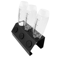 com-3-de-premium-em-preto-e-aluminio-drenagem-de-garrafas-silicone-escorredor-almofada-furos-a