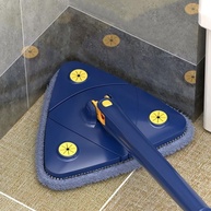 Mop 360 Triangular Giratório - Esfregão Ajustável para Pisos, Vidros e Parede com Microfibra - imagem 3