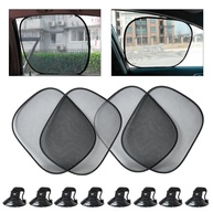 Kit 4 Protetores Solares para Carro com Ventosa - Proteção UV para Janelas Dianteiras, Traseiras e Laterais - imagem 4