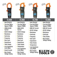Klein Tools CL220: Braçadeira Digital 400A CA/CC com Temperatura e NCVT - imagem 5