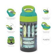 Garrafa Infantil Riverside Beach Life 473ml com Canudo - Conjunto com 2 Unidades - imagem 4