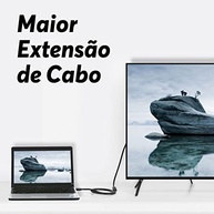 Cabo Extensor HDMI 3 Metros 4K/1080P - Amplie Sua Conexão com Qualidade e Estabilidade - imagem 5