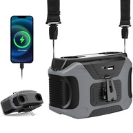 Ventilador de Cintura Portátil com Bateria 20000mAh - 5 Velocidades, Mão Livre, Ideal para Trabalho e Atividades ao Ar Livre - imagem 2