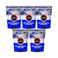Kit com 5 Pouchs de Sal Integral de Mossoró Grosso de 1kg cada - Smart - imagem 2