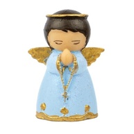 Anjo da Guarda Azul 8,5 cm - Imagem Rezando com Presente Incluso - imagem 2