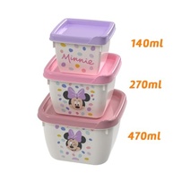 Kit com 3 Potes Conect Minnie - Armazenamento Infantil Seguro e Divertido - imagem 3