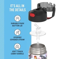 Garrafa Térmica Infantil THERMOS FUNTAINER Vingadores 350ml com Canudo - Mantém Bebidas Fria por Até 12h - imagem 5
