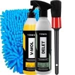 Kit Completo Vonixx V-Mol 500ml e Delet 500ml com Acessórios Karbox para Detalhamento Automotivo Profissional - imagem 1