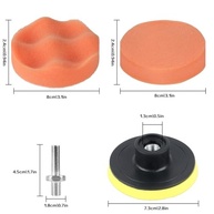 Kit com 10 Almofadas de Polimento para Broca - Espuma 7,6cm + Almofada de Lã | Ideal para Limpeza e Brilho Automotivo - imagem 3