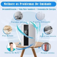 Desumidificador de Ar Yesop 2000ml com Controle Remoto - Potente e Silencioso - imagem 4