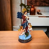 Imagem de Nossa Senhora Desatadora dos Nós 14cm em Resina - Pintada à Mão com Detalhes Realistas - imagem 5