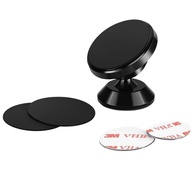 Suporte Magnético Universal para Celular Veicular: Alta Estabilidade com Fixação 3M - imagem 1
