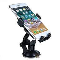 Suporte Veicular Universal Flexível com Trava Automática para Celular e Smartphone - imagem 4