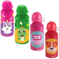 Garrafa Térmica Inox Infantil Unicórnio 400ml - Squeeze Meus Melhores Amigos com Tampa e Mosquetão - imagem 1