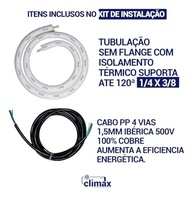 Tubulação Infra 1/4 x 3/8 com Cabo PP 4 Vias 1.5mm² - 3 Metros | Instalação Rápida e Segura - imagem 4