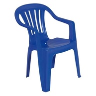 Poltrona Plástica Mor Azul - Conforto Moderno com Estilo para Ambientes Internos e Externos - imagem 2
