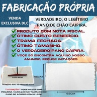 Pano de Chão Branco Grande Grosso 45x65 - Kit com 10 Unidades para Limpeza Pesada - imagem 3