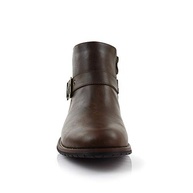 Ferro Aldo Botas de Motocicleta Masculinas Casuais com Zíper e Fivela, Marrom, 8 - imagem 4