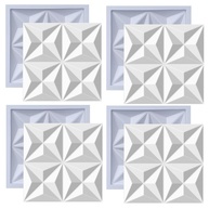 Formas Molde para Gesso 3D e Cimento ABS 30x30 – Painéis Personalizados com Design Moderno - imagem 1