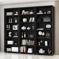 Kit 3 Estantes para Livros 5 Prateleiras 188cm Office Preto - Organize com Estilo - imagem 1