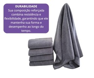 Pano de Microfibra com Elastano - Kit 2 Panos 30x40cm - Multiuso, Alta Absorção, Sem Fiapos - imagem 5