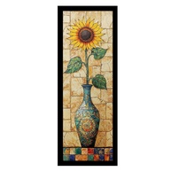 Kit 2 Quadros 18x45 cm com Design Girassol - Decore com Estilo e Qualidade - imagem 5