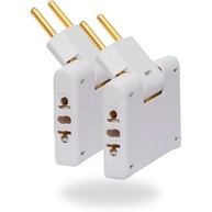 Adaptador T Articulado 90° com 3 Saídas 10A - Organize e Expanda suas Tomadas! - imagem 2