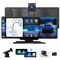 Tela CarPlay Sem Fio 10.4" Android 4K com Câmeras Frontal/Traseira 1080P | Navegação e Entretenimento Inteligente - imagem 1