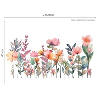 Adesivo de Parede Floral com 33 Peças - Decore seu Quarto com Estilo e Facilidade - imagem 3