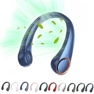 Ventilador de Pescoço Portátil Silencioso com Resfriamento 360° - Modelo com Viva-Voz e Design Ergonômico - imagem 1