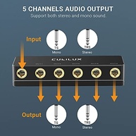 Divisor de Áudio 5 Vias 1/4" - Amplie seu Som com Qualidade e Versatilidade - imagem 4