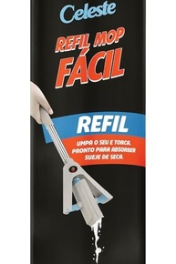 Refil para Rodo Mop Fácil com Cabo Extensor em Aço Inox - Limpeza Inteligente e Eficiente - imagem 4